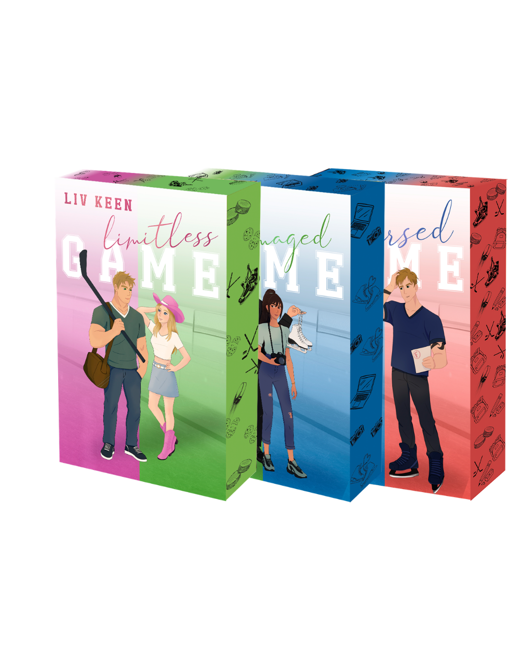 Calgary Crows 1-3 Bundle <br>Limitless Game, Damaged Game, Cursed Game<br>Liv Keen<br><strong>Mit neuem Cover</strong>