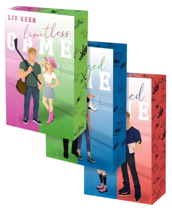 Calgary Crows 1-3 Bundle: Limitless Game, Damaged Game und Cursed Game von Liv Keen mit neuem Cover